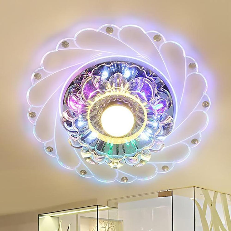 Radiant LED Crystal Pathway  ceiling Lights