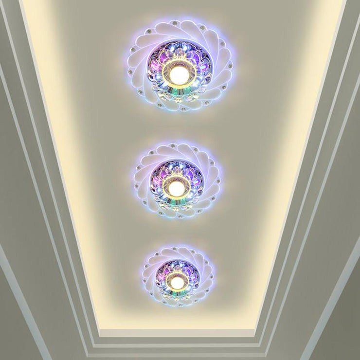 Radiant LED Crystal Pathway  ceiling Lights