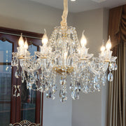 Luxury Crystal Chandelier In Living Room