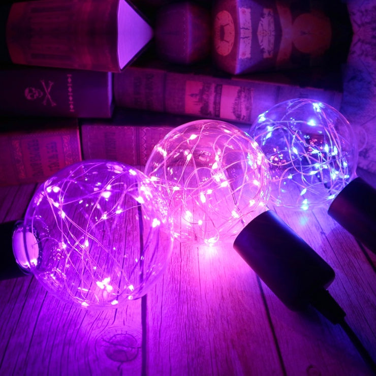 Led glass copper lamp bulb