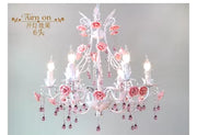  Flower Crystal Lamp Chandeliers 