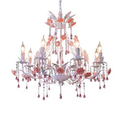  Flower Crystal Lamp Chandeliers 